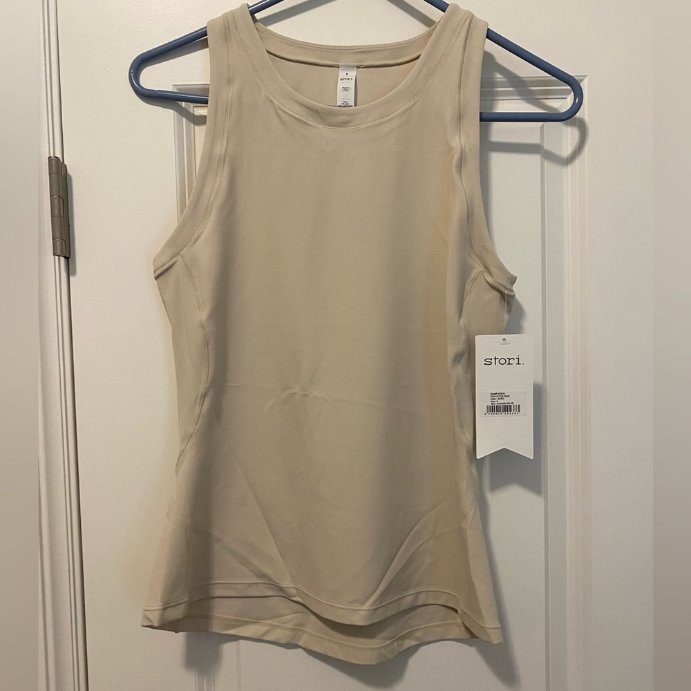 Stori, Icon fitted tank, NWT, never worn, size 8, color: dune